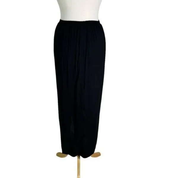 Aqua Swim Womens Black Sarong Beachwear Skirt Cover Up Size M/L NWT - Image 4