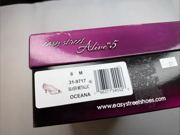 Easy Street Women's Oceana Peep Toe Pumps Size 8M - Image 8