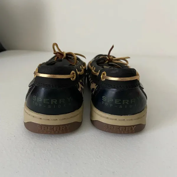 Sperry’s women’s leopard print slip on‎ shoes — size 7.5 - Image 3