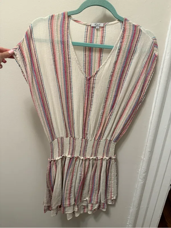 Rails Lucca Dress Havana Stripe - Image 5