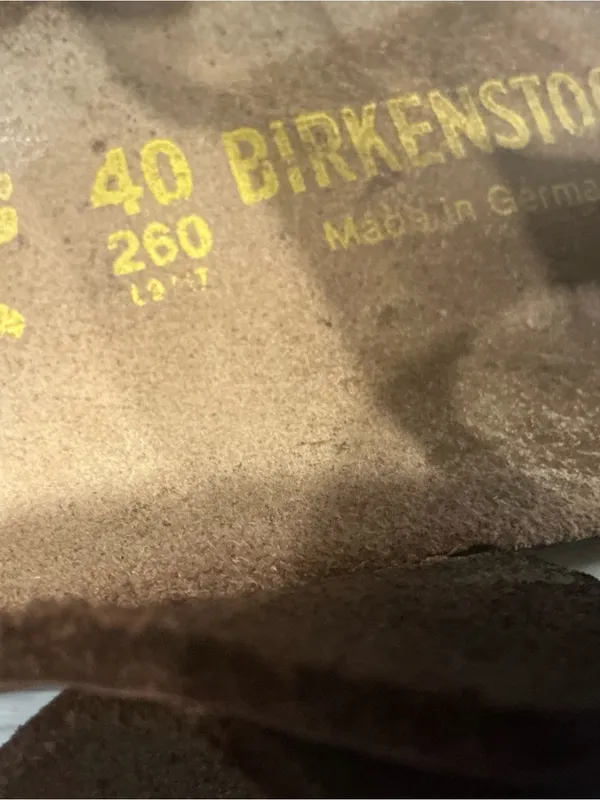 Birkenstock Gizeh thong sandals Havana brown oiled leather size 40 - Image 4