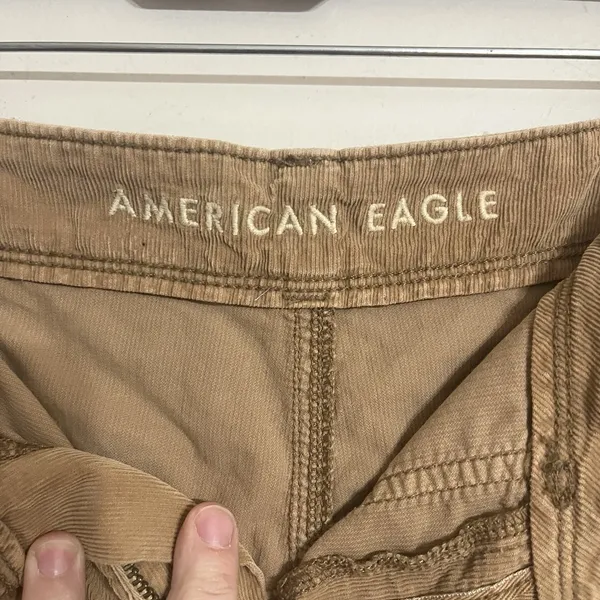 American Eagle Corduroy Shorts Women's‎ Size 6 Highest Rise 90's Boyfriend Cargo - Image 3