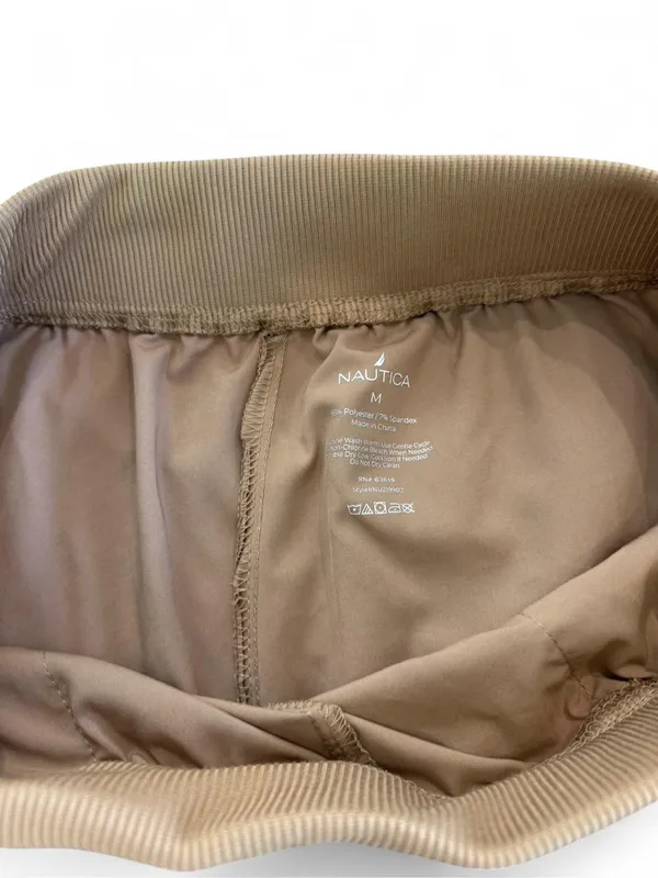 Nautica Tan Cargo Jogger Scrub Pants - Image 4