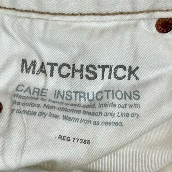 J. Crew Matchstick White Jeans 27S Skinny - Image 7