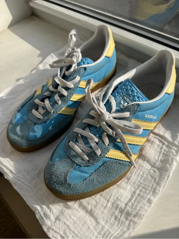 Adidas Gazelle Sky Blue Sneakers - Image 5