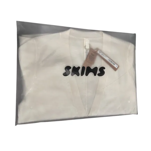NWT Skims Featherweight Cashmere Cardigan Small Egret Authentic - Image 6