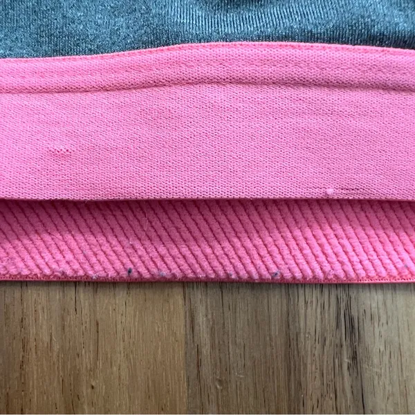 Nike Dri-FIT Sports Bra Gray & Pink Size L - Image 5