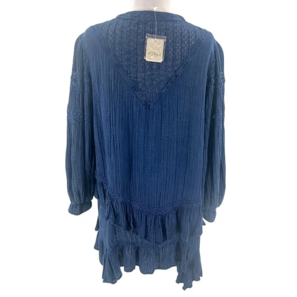 NWT FREE PEOPLE sachi mini dress in Big Dipper blue sz‎ S - Image 5