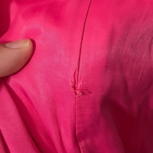 Farm Rio Pink Cut Out Cocktail Midi Dress Size Medium - Image 5