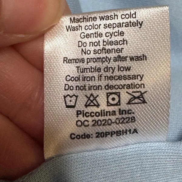 Piccolina‎ Rosa Parks Graphic Tee Light Blue Cotton Trailblazer Shirt Womens XS - Image 4