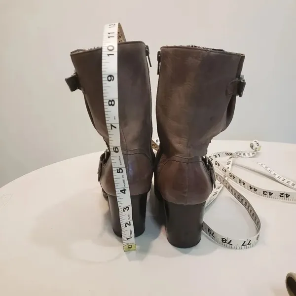 Crown Vintage Leather Boots Size 7.5 - Image 8