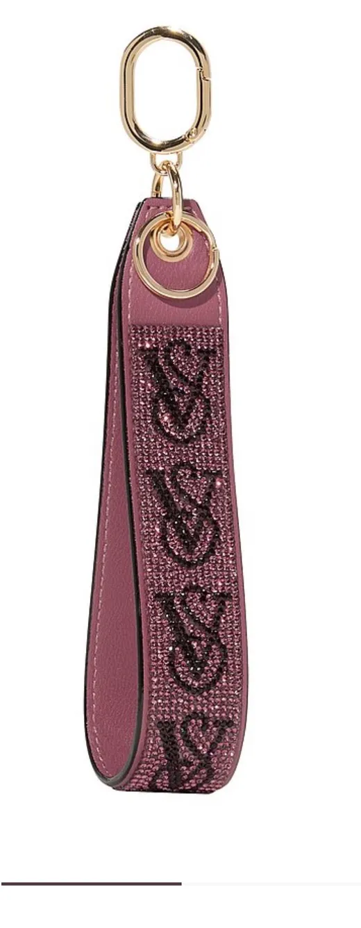 Victoria's Secret Elegant Plum Keychain wristlet - Image 3