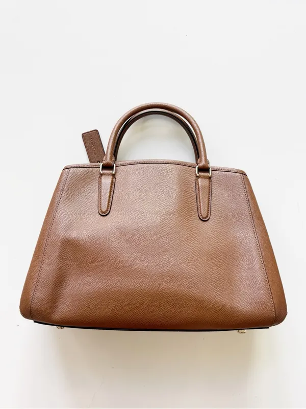 COACH Brown Small Margot Carryall - Image 6