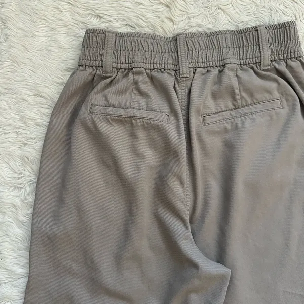 Madewell Pants Lanie Pleat Front Straight Leg High Waist Pumice Sz 0 - Image 7