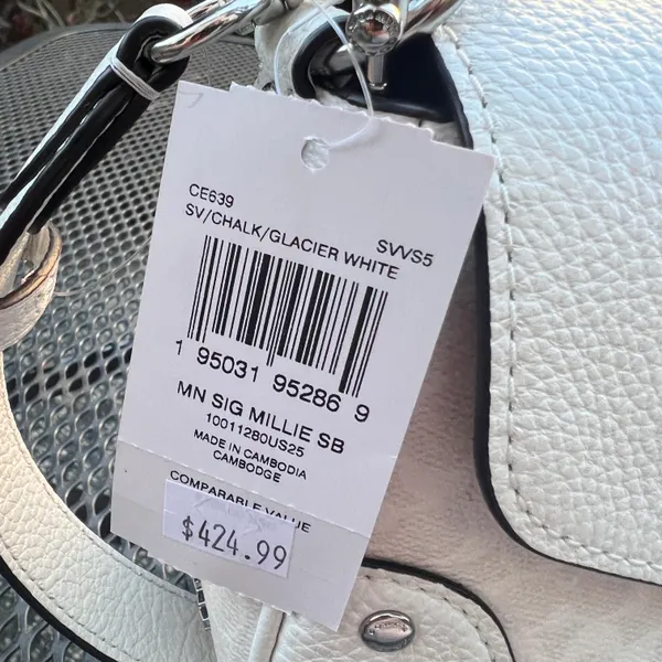 coach Millie Shoulder Bag In Colorblock Signature Canvas ce639 - Image 7