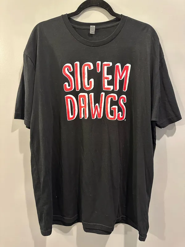 Stewart Simmons Sick Em Dawgs UGA Bulldogs Tee - Image 2
