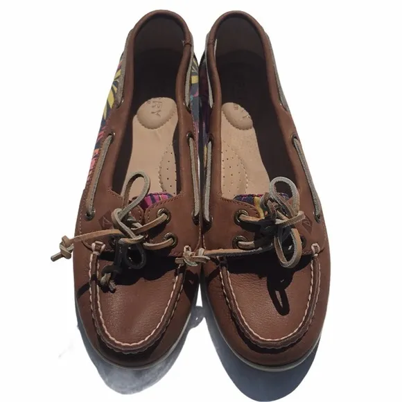 Sperry Top Sider with Floral Print‎ Shoes Size 6.5 - Image 2