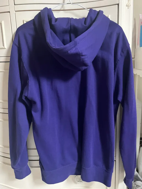 Purple Hoodie Size M - Image 2