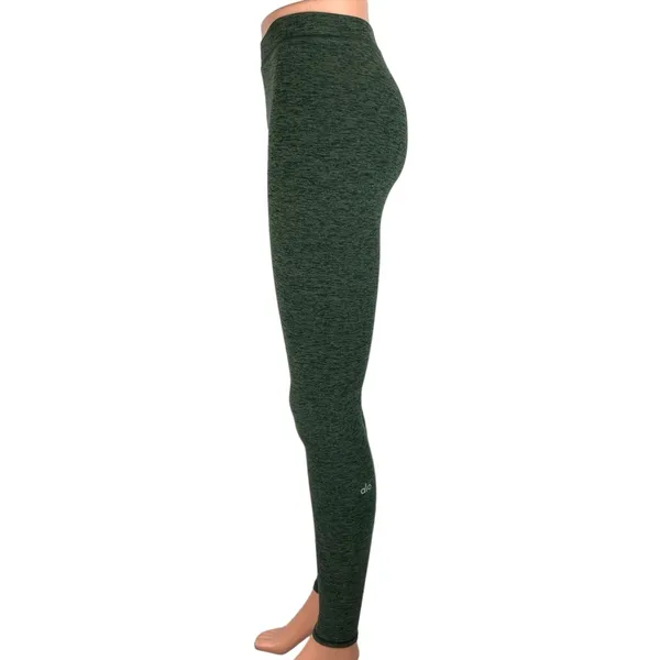 Alo Yoga Green Mid Rise Activewear Athletic Fitness Ankle Leggings Pants Sz XS - Image 3