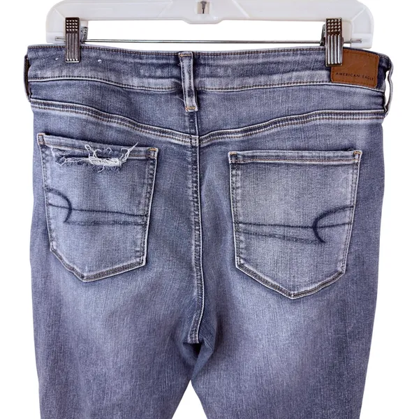 American Eagle Women's Hi-Rise Jegging Next Level Stretch Jeans Size 16 Regular - Image 5
