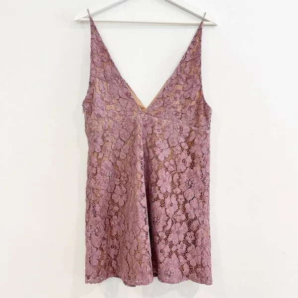 Free People Dangerous Love Lace Dress 10 CottageCore Fairy Grunge Coquette Party - Image 10