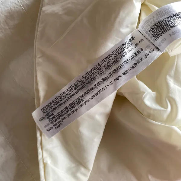 ZARA White Mini Skirt Size M Button Front A-Line 100% Nylon Lightweight - Image 4