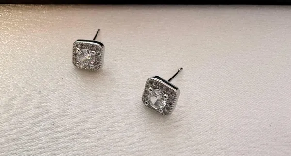 6mm CZ Stud Earrings for Men Women,Streetwear Punk Hip Hop Unisex Style - Image 2