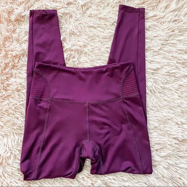 Free People FP Movement Refine Leggings in Deep Plum XS - Image 2
