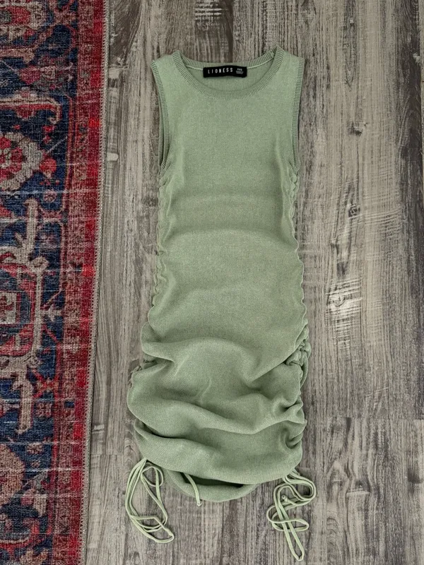 Lioness Ruched Mini Dress - Image 3