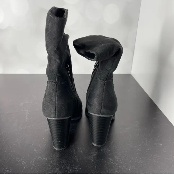 STYLE & CO Women’s Saraa Slouch Mid-Shaft Boots Black Microfiber Sz 5 - Image 6