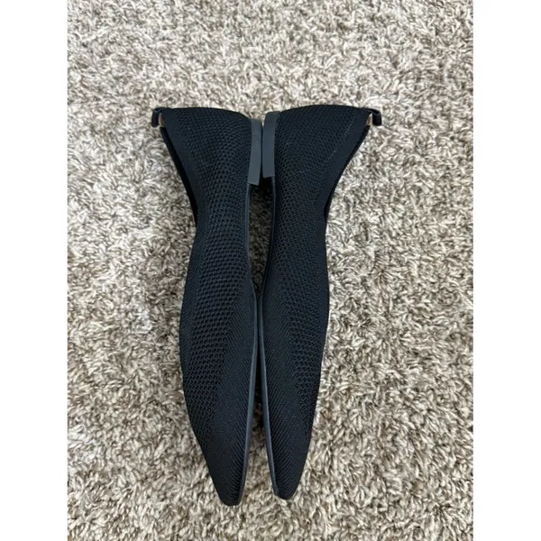Everlane Black ReKnit 40 Hour Pointed Toe Ballet Flats US 11 - Image 6