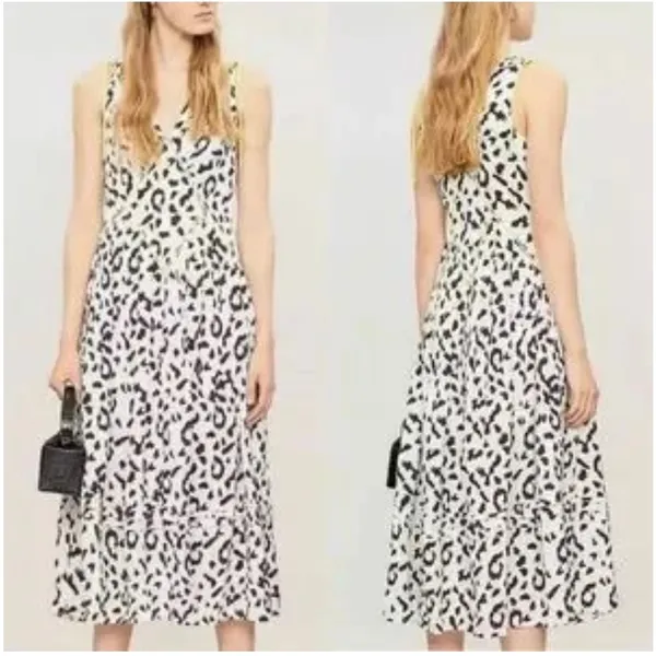 SELF‎ PORTRAIT | Leopard Patterns Sleeveless Dress Size 6 - Image 2