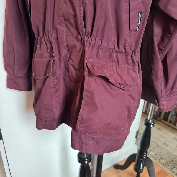 Eddie Bauer Large Maroon Jacket - Image 2