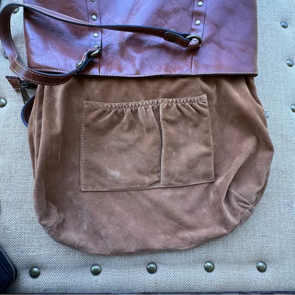 Patricia Nash Brown Leather Tote Bag - Image 15