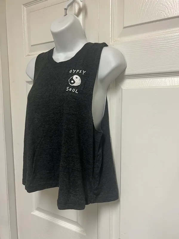 Spiritual-Gangster-GYPSY-SOUL-CROPPED YOGA TOP - Image 3