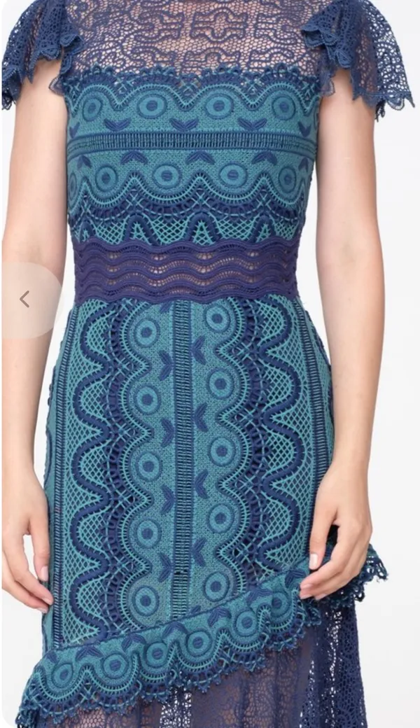 Sea New York Lace Lana Dress Size 4 - Image 3