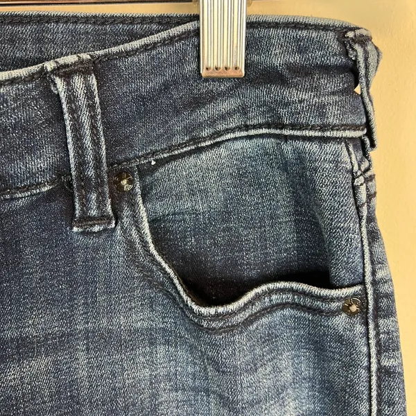 True Religion Jeans Womens 30 Becca Mid Rise Bootcut Dark Wash Stretch‎ Denim - Image 4