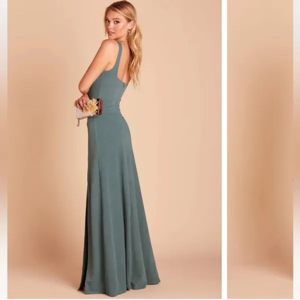 Birdy Grey Alex Convertible Maxi Dress Sea Glass Green Formal Bridesmaid Medium - Image 5