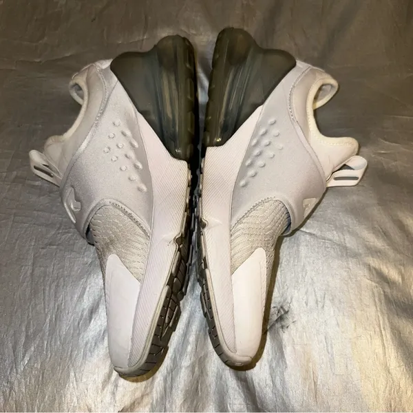 Nike Air Max 270 Extreme (GS) Shoes CI1108-100 Size 8.5 Women's = 7 Youth White - Image 8