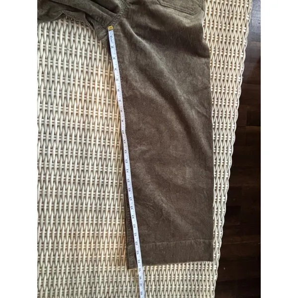 Maeve Anthropologie The Colette Corduroy Wide Leg Crop Pants Size 25 boho‎ - Image 7