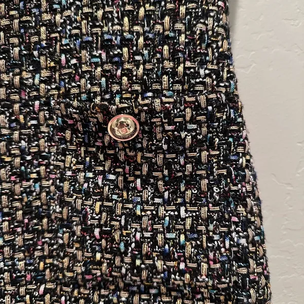 City‎ Studio Juniors Gray Tweed Pocket Sleeveless Mini Dress Size 3/4 Graduation - Image 5