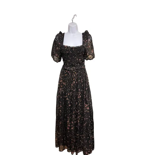 Slate & Willow Puff Sleeve Smocked Dress Size Medium - Image 9