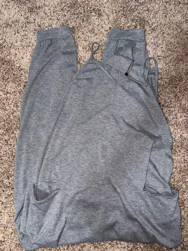 Shein Jumpsuit Grey Small - Image 3