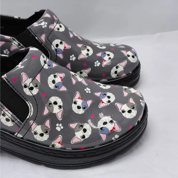 Klogs Footwear Womens Clogs Size 6.5 Dog Print Comfort Shoes Work Nursing Shoes - Image 4