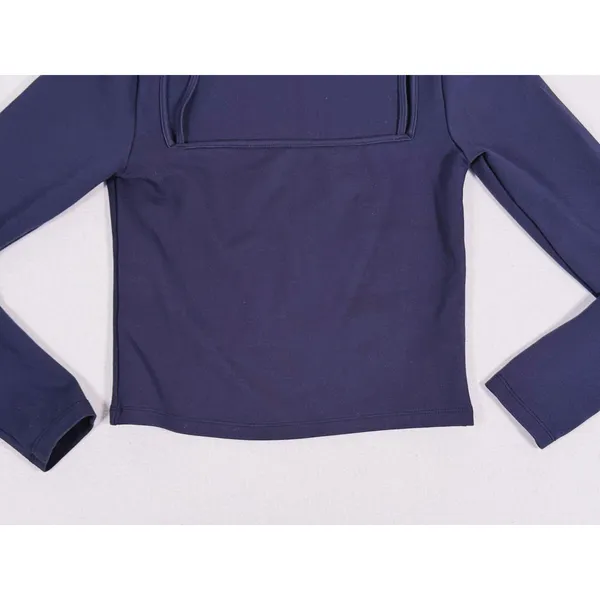Abercrombie & Fitch Strappy Long Sleeve Top Size XS Black Square Neck Party Y2K - Image 6