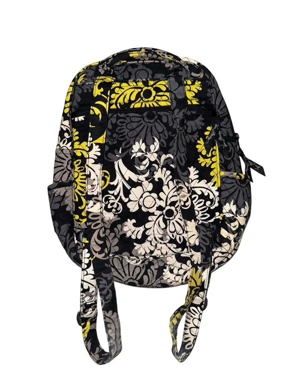 Vera Bradley Backpack Baroque pattern (retired pattern)
13x10 green black white - Image 2