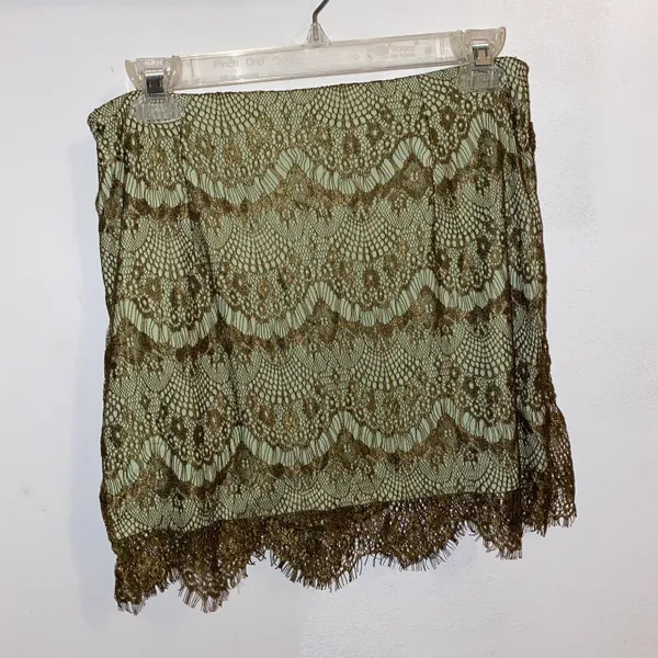 Free People NWT Martini Combo Zoey Lace High-Rise Scalloped Trim Mini Skirt 2 - Image 5