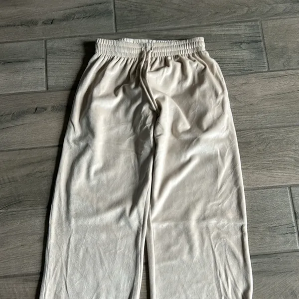 PINK super soft pants in cream - Image 2