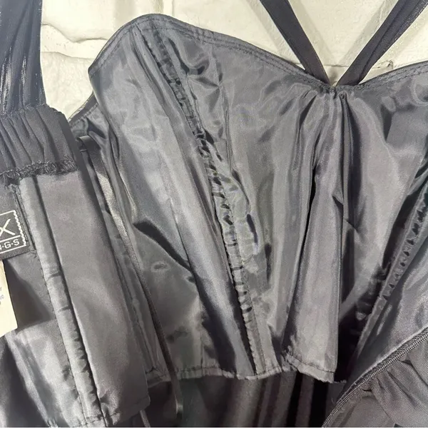 Alex Evenings Vintage Formal Black Maxi Dress Size 10 - Image 6