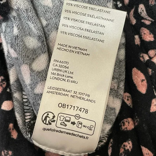 Free People Shayla Floral Deep V Neck Long Sleeve Slit Wrap Maxi Dress Size S - Image 5